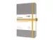 Cahier Linescape A5 gris clair ligné couverture rigide