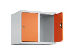opzetkast,v. locker,2vak.,vak B 300mm,HxBxD 500x600x500mm,cilinderslot