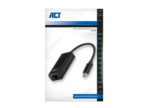 Adapter ACT USB-C naar Gigabit Ethernet 0.15 meter