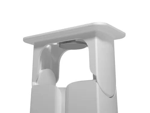 Addit kabelgeleider Wit voor zit-sta Bureau 130cm incl. magneethouder