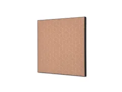 Wanddecoratie Textiel Set 40x40cm Hexagon Beige