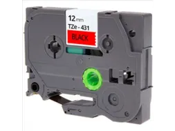 Labeltape Brother Compatible Tze-431 12Mm Zwart Op Rood