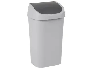 Curver vuilnisbak Mistral Swing recycled PVC 50 Liter Antraciet - 1