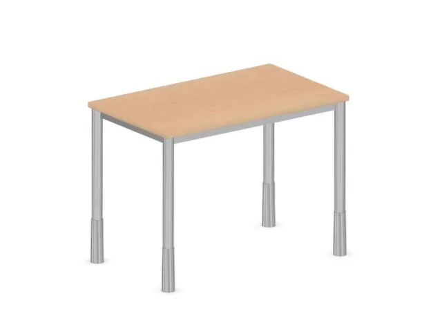 In hoogte verstelbaar bureau,HxBxD 720-840x1000x600mm,NE-esdoorn