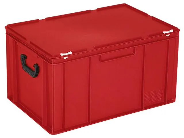 Euronorm Koffer Hxlxb 330x600x400mm 63l 2 Handgrepen Rood