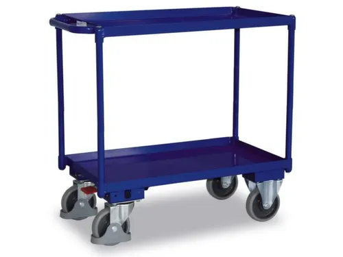 Tafelwagen 400kg Lxb 850x500mm 2 Etages Staalplaat