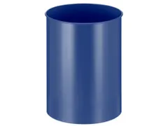 Ronde papierbak 30 liter Blauw