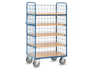 Etagewagen 8451-1 5 etages 600kg 1000x600mm RAL5007 - 1