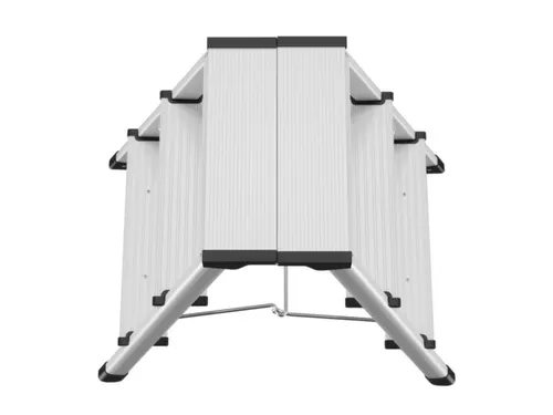 vouwtrapje bordes H 600mm 2x3treden HxBxD 600x445x640mm aluminium