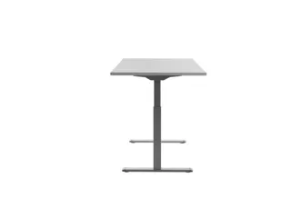 Elektrisch ihv bureau,HxBxD 700-1200x1600x800mm,blad grijs - 2