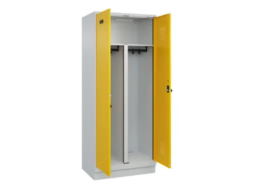 PBM-locker,HxBxD 1950x800x500mm,2vak,vak B 400mm,draaigrendel
