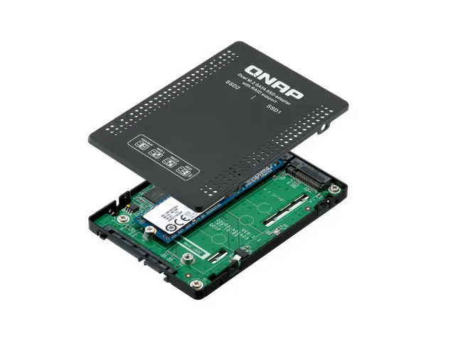 2 x M.2 2280 SATA 6Gbps SSD, RAID 0/1, 100.5 x 69.9 x 9.5 mm, 0.1 kg