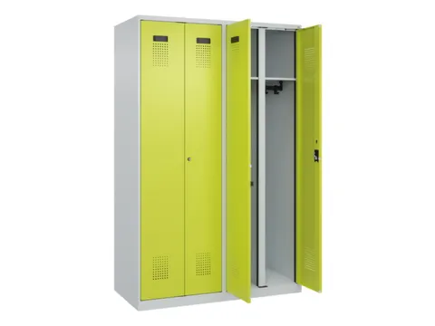 locker voor scheiding van kleding,HxBxD 1850x1200x500mm,4vak