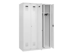 locker voor scheiding van kleding,HxBxD 1850x1200x500mm,4vak