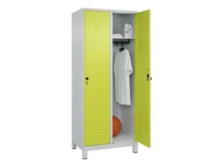 locker,HxBxD 1950x800x500mm,2vak,vak B 400mm,draaigrendel,voeten - 3