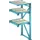 uittrekstelling voor zware lasten,HxBxD 2000x890x860mm,vaklast 1000kg