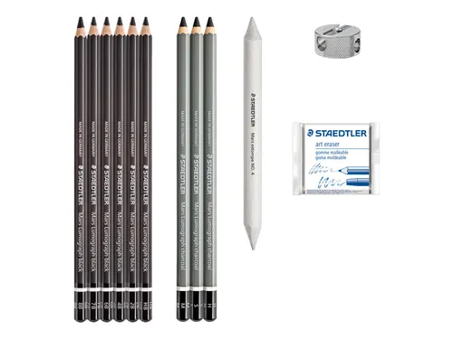 Houtskoolpotloodset Staedtler Design Journey 12-delig