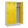 locker voor scheiding van kleding,HxBxD 1950x1200x500mm,3vak