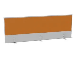 opzetpaneel bureau aanbouw achter MP-lichtgrijs BN3005-geel 1600mm - 1