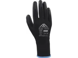 Handschoen ActiveGear grip PU-flex zwart large