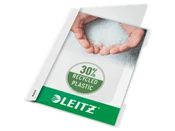 Snelhechter Leitz 4191 standaard A4 wit 30% gerecycled plastic