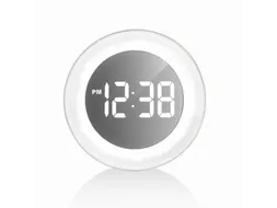 Digitale wandklok Technoline WS 8086 254x254x53mm wit kleurwisseling
