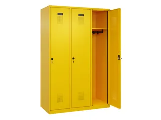 locker,HxBxD 1850x1200x500mm,3vak,vak B 400mm,draaigrendel - 2