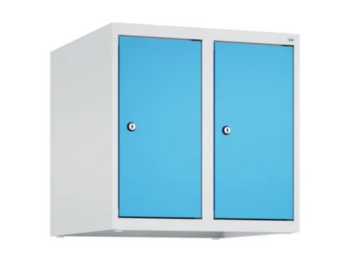 opzetkast,v. locker,2vak.,vak B 250mm,HxBxD 500x500x500mm,vleugeldeur