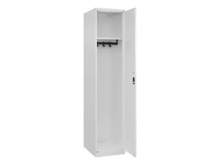 locker,HxBxD 1850x400x500mm,1vak,vak B 400mm,cil.-slot,staand op vloer - 1