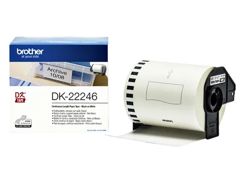 Etiket Brother DK-22246 103mm 30-meter wit papier
