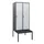 locker met bank,HxBxD 1950x800x815mm,2vak,vak B 400mm,draaigrendel