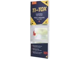 Ti-Tox anti-vliegensticker, transparant, 4 stuks