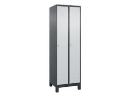 locker voor scheiding van kleding,HxBxD 1950x600x500mm,2vak