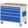 gereedschapswagen 975x1145x650mm beukblad 450kg 5 laden RAL5010