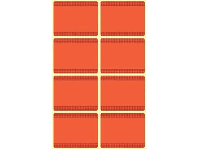 Avery Zweckform Diepvriesetiketten in blister rood 40 etiketten