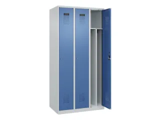 locker voor scheiding van kleding,HxBxD 1850x900x500mm,3vak - 1