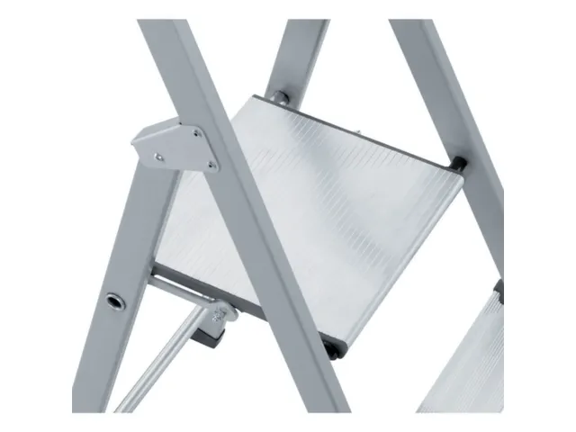 Trap,aluminium,treden diepte 8cm,platformhoogte 1,03m,enkelzijdig