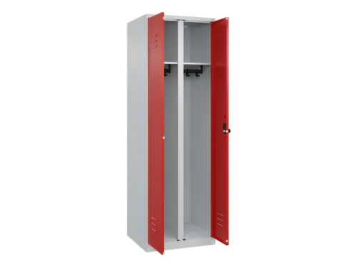 locker voor scheiding van kleding,HxBxD 1850x600x500mm,2vak