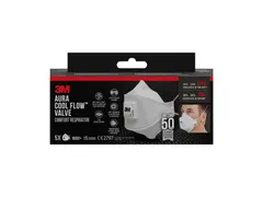 Stofmasker 3M Aura Comfort Cool Flow 9332 FFP3 5 stuks