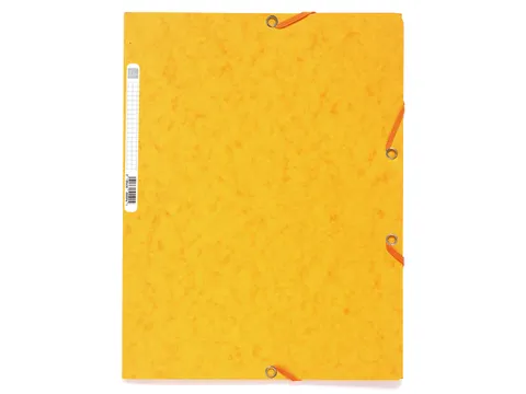 Elastomap 3 kleppen glanskarton 400g/m2 A4-Assorti