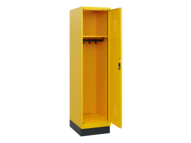 schoollocker,HxBxD 1630x400x500mm,1vak,vak B 400mm,cil.-slot,sokkel