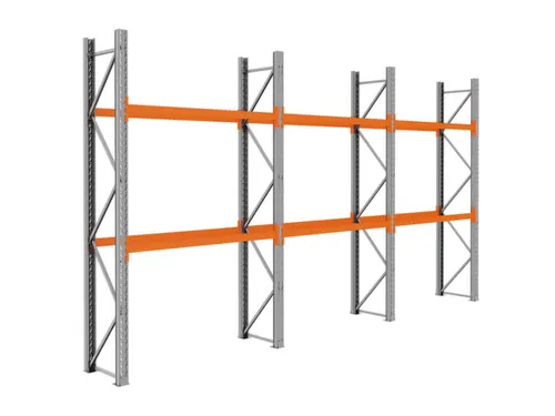 palletstelling,basis+2xaanbouw,HxBxD 3360x5875x750mm,vakl. 3000kg