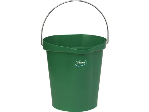 Hygiene 5686-2 emmer 12 liter groen maatverdeling en schenktuit