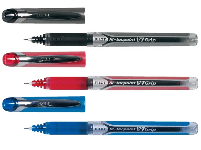 Rollerpen Pilot Hi-Tecpoint V7 Grip 0.7mm Medium punt Rood