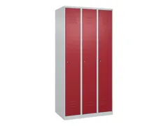locker voor scheiding van kleding,HxBxD 1850x900x500mm,3vak