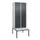 Z-garderobekast,HxBxD 2120x800x815mm,4vak,vak B 400mm,cil.-slot