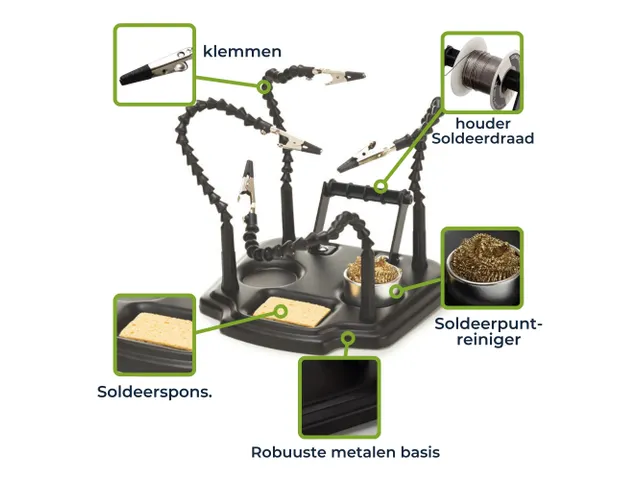 Derde Hand Met 4 Armen En Soldeertinhouder