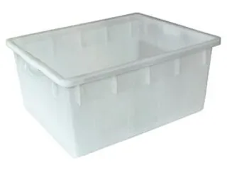 Conische Bak Pe Hxlxb 380X800X640Mm Inhoud 145L Naturel Wit - 1