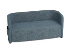 sofa,2-zits,stof lichtblauw,HxBxD 760x1570x760mm,2zijvakken