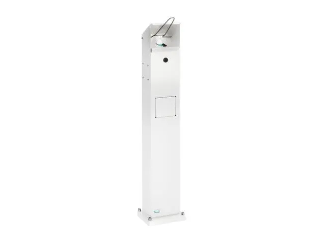 ontsmettingsmiddeldispenser HxBxD 1147x180x130mm v. 1l v. buiten